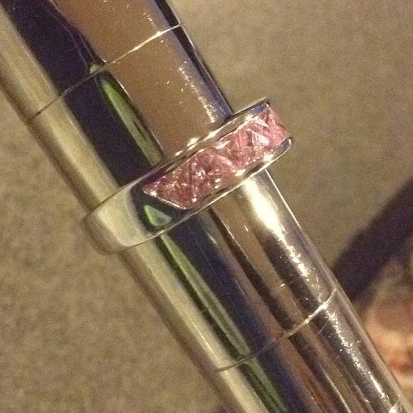 🌺Pink Topaz Earrings/Ring Set - Picture 4 of 5